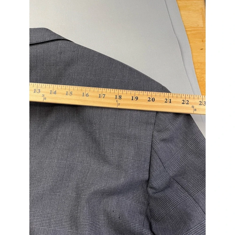 Brooks Brothers Mens Blazer 48 Blue Plaid Wool Wedding Sport Coat‎ Church
